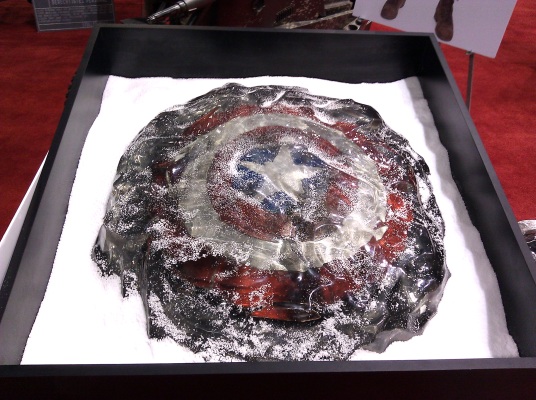 Captain America's shield at C2E2